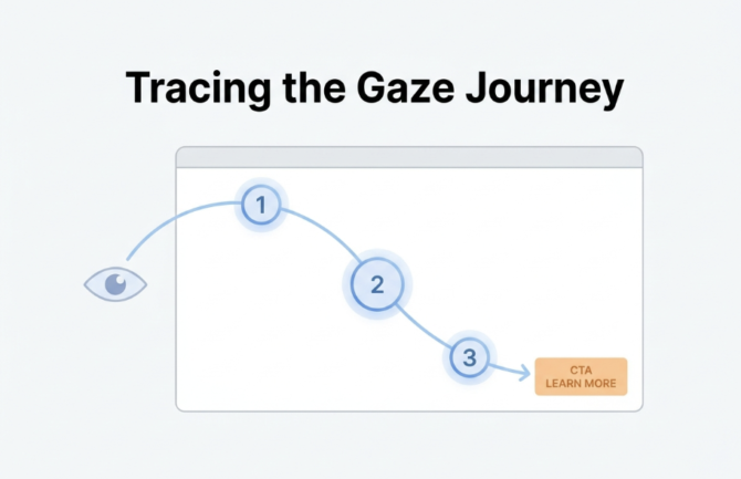 Gaze Plot Analysis for Ad Creatives: How to Trace the Viewer’s Journey